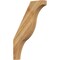 Ekena Millwork 4"W x 24"D x 36"H Funston Rough Sawn Knee Brace, Western Red Cedar BRC04X24X36FST00RWR - alternate 1